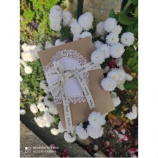 Προσκλητήριο Γάμου Χαρτόνι Craft